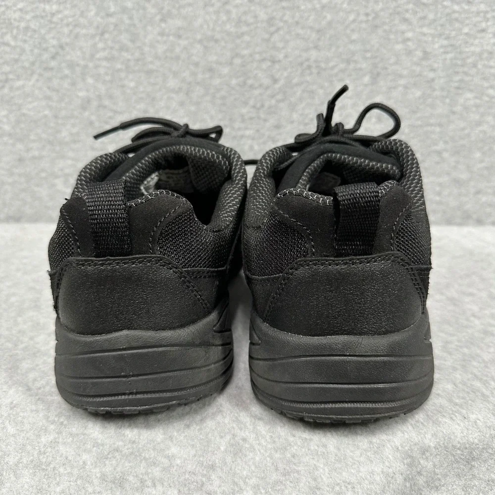 Brahma Mens MNBR0241000 Black Adan Steel Toe Slip Resistant Size 9 Work Shoes